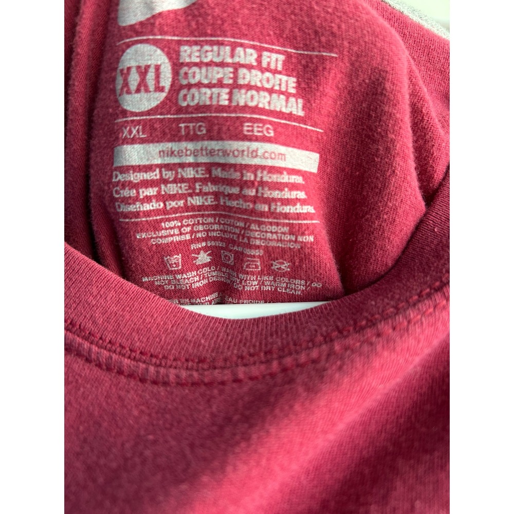 Nike Red Roll Tide Alabama T-Shirt Mens XXL - Picture 8 of 10